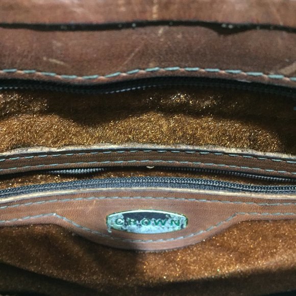 VINTAGE MESSENGER CROWN LEATHER BAGS - Picture 8 of 14